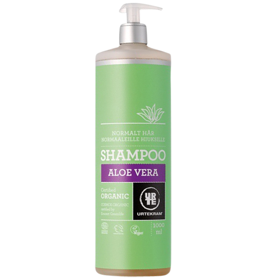 Urtekram Aloe Vera Shampoo (normalt hår) 1000 ml.