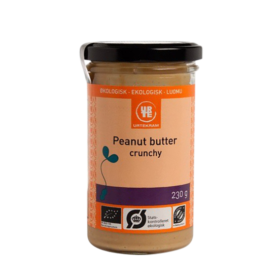 Urtekram Peanutbutter Crunchy 230 g.