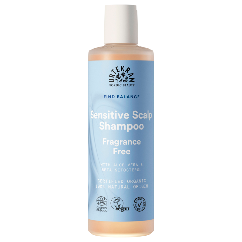 Billede af Urtekram Sensitive Skin Shampoo Fragrance Free Ø (250 ml)
