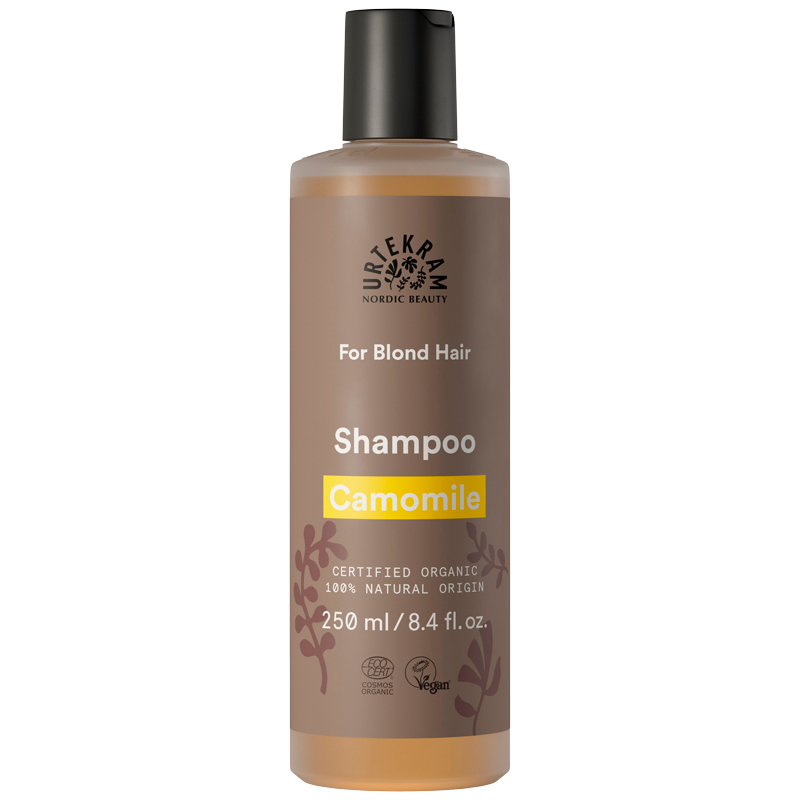 Se Urtekram Shampoo Blondt Hår Camomile Ø (250 ml) hos Well.dk
