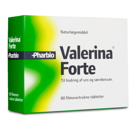 Billede af Valerina Forte (80 tabletter) hos Well.dk