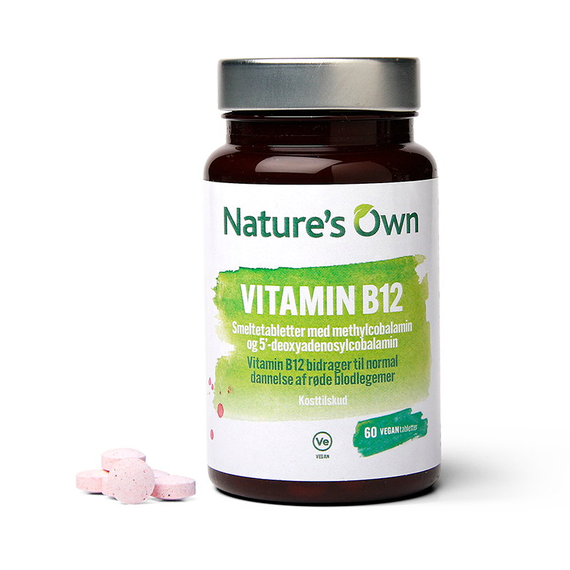 Natures Own Vitamin B12 Vegan smeltetablet