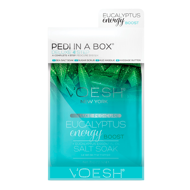 Se Voesh - Pedi In A Box - Eucalyptus Energy Boost hos Well.dk