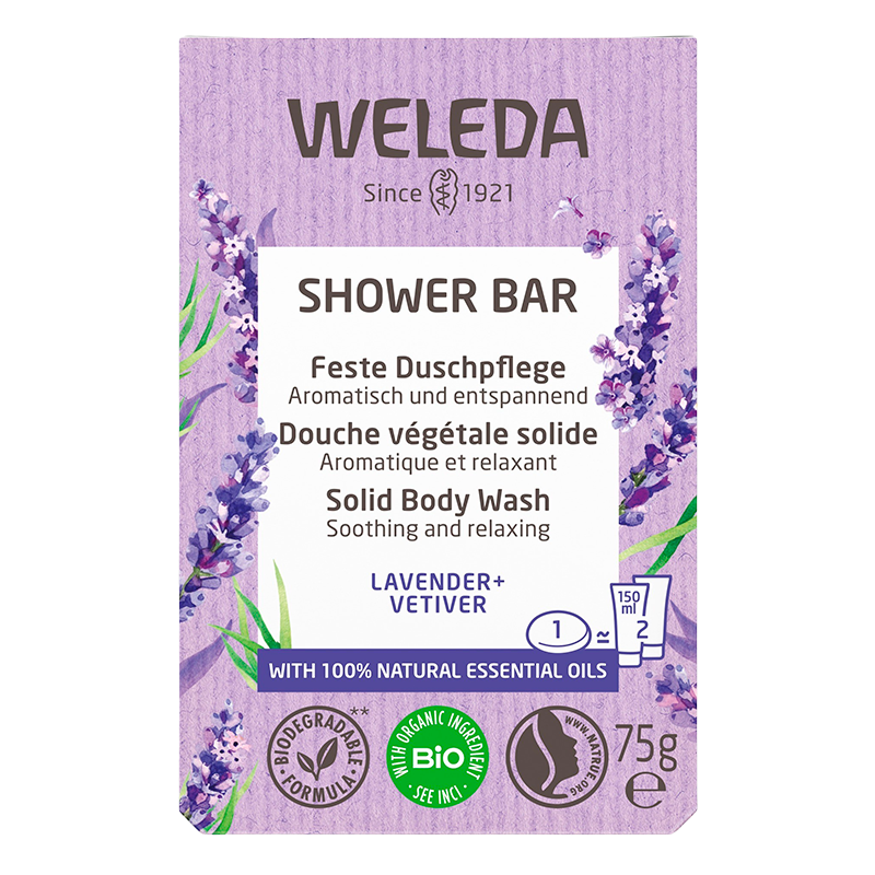 Billede af Weleda Shower Bar Lavender (75 g) hos Well.dk