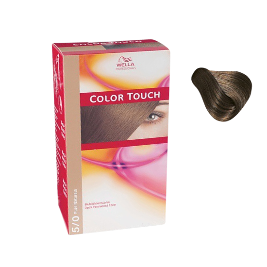 Se Wella Color Touch Light Brown 5/0 OTC 100 ml. hos Well.dk