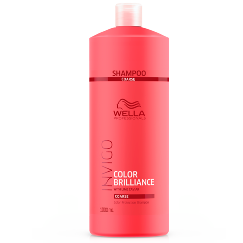 #1 - Wella Professionals Invigo Brilliance Shampoo Coarse 1000 ml.