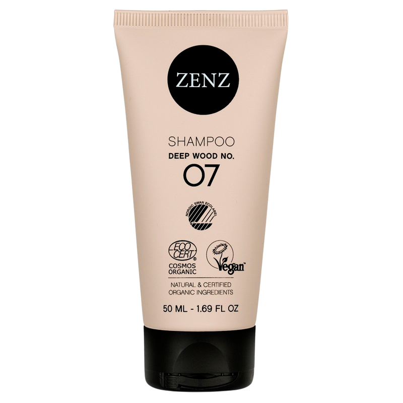 Se Zenz Shampoo Deep Wood No. 07 - 50 ml. hos Well.dk