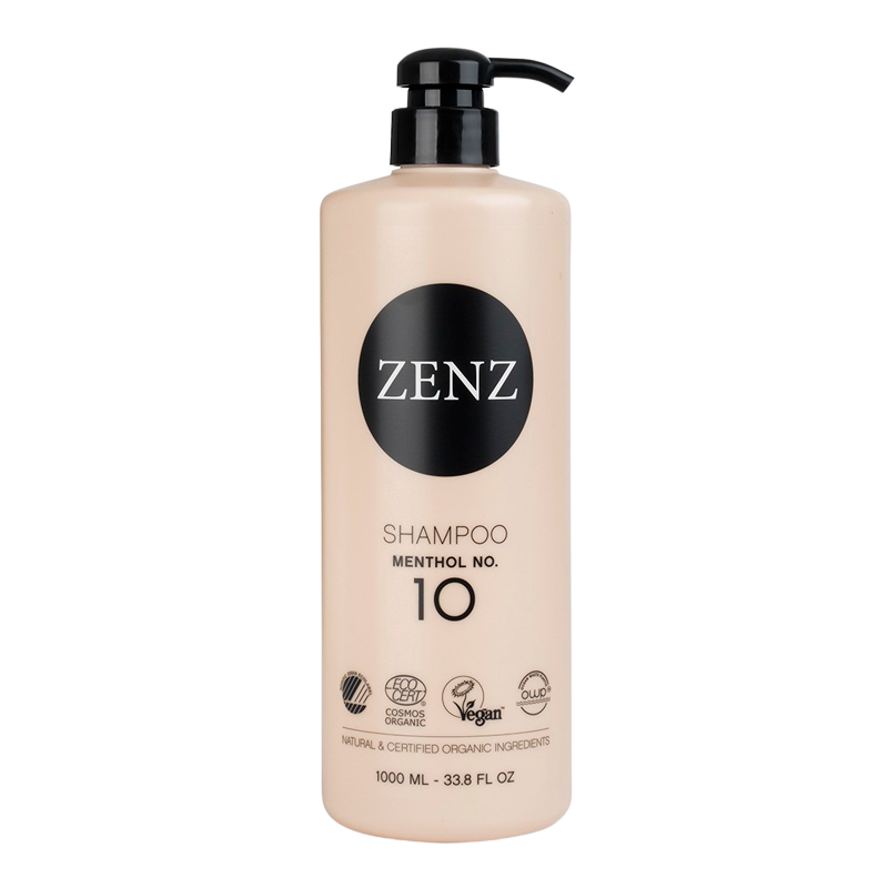 Se Zenz Organic Shampoo Menthol No. 10 - Version 2.0, 1000ml. hos Well.dk