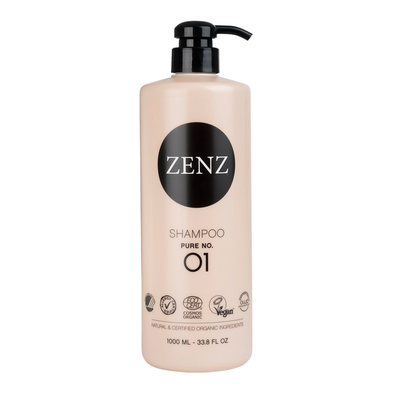 Se Zenz Organic Shampoo Pure No. 01 - Version 2.0, 1000ml. hos Well.dk